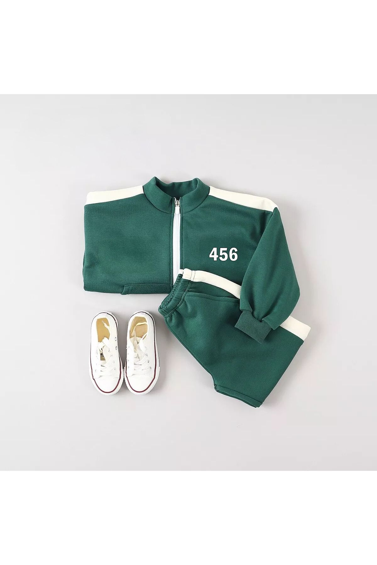 Custom Number Cosplay Kids Sweater Jacket & Jogger T-shirt Set