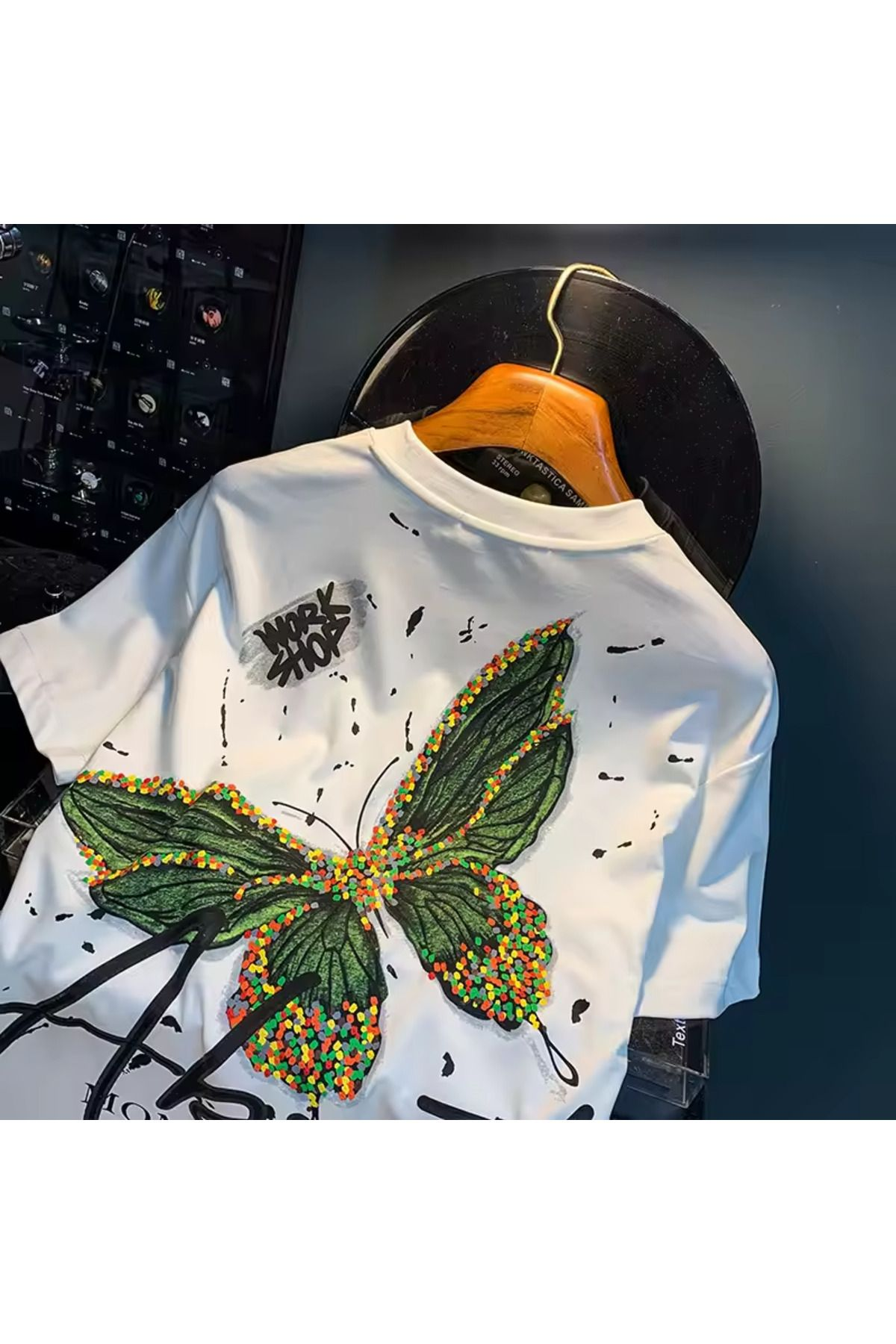 Unisex Butterfly Graphic T-shirt “About” Streetwear Design