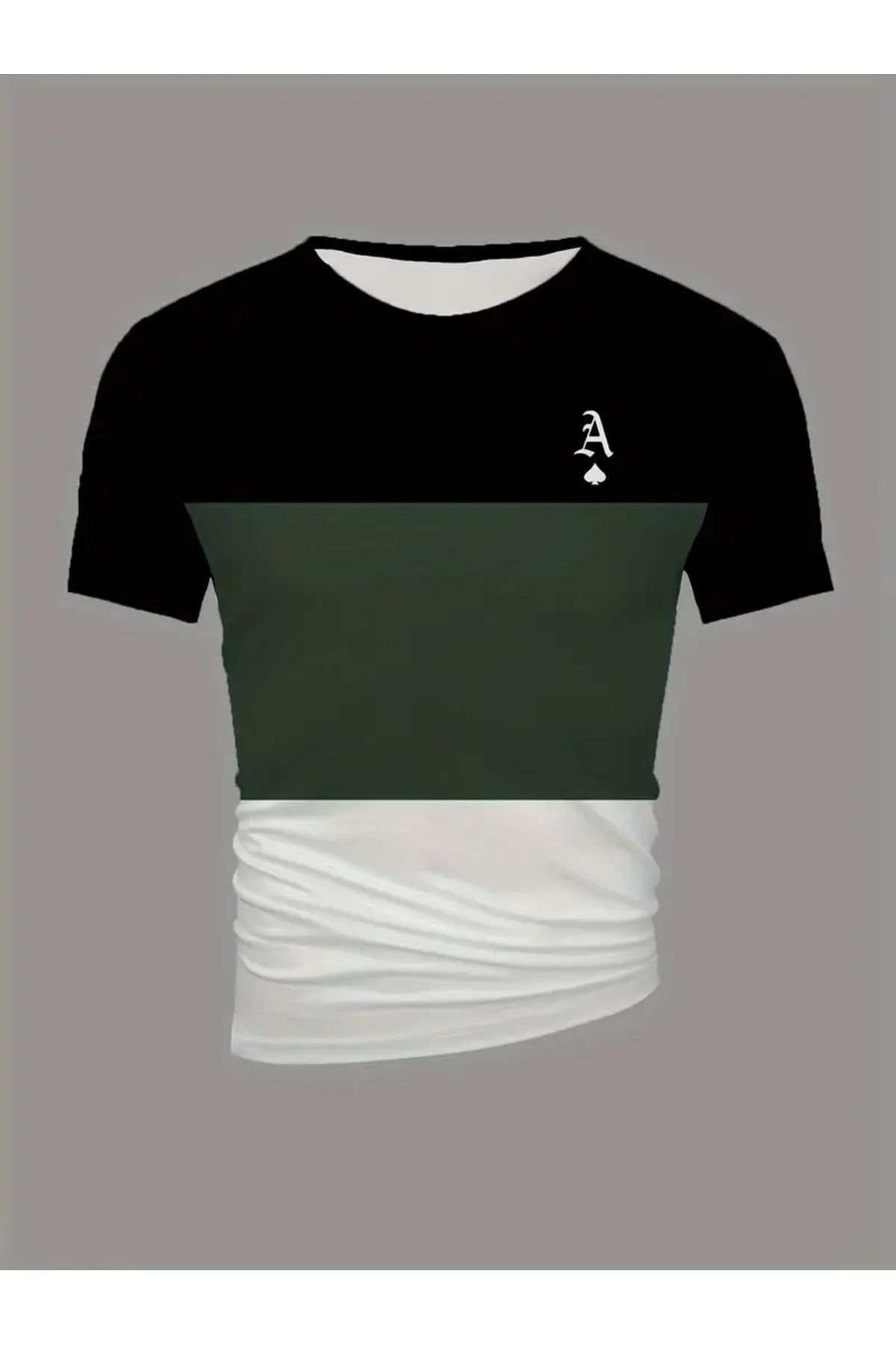 Poker Printed Striped T-shirt