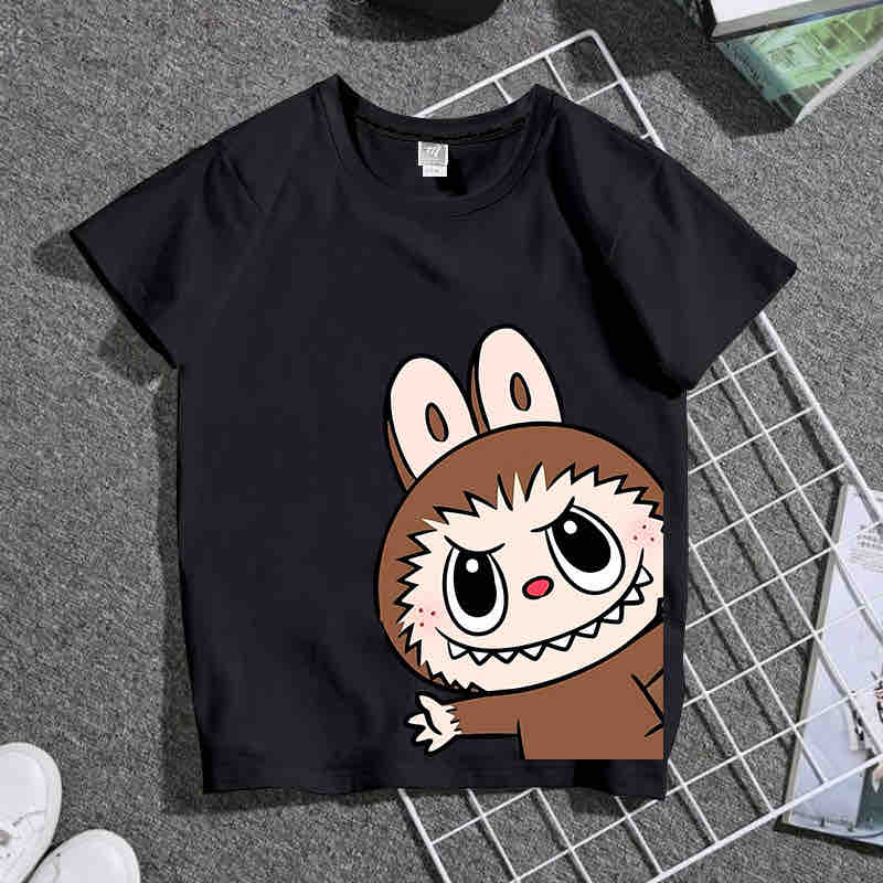 🐰 Labubu Karakter Baskılı Kısa Kollu Tişört – Eğlenceli ve Rahat Stil 🐰