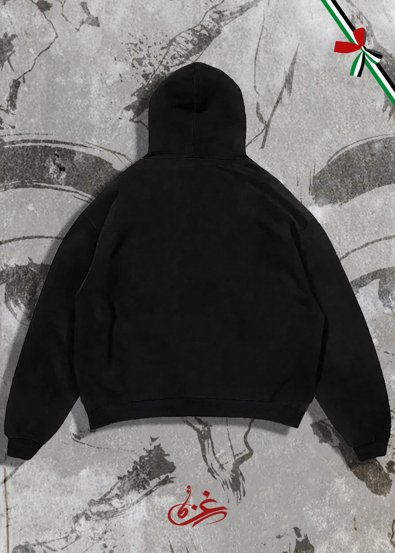 11 هودي اوفرسايز مطبوع ( إشتري قطعة وأرسل قطعة إلى القطاع )