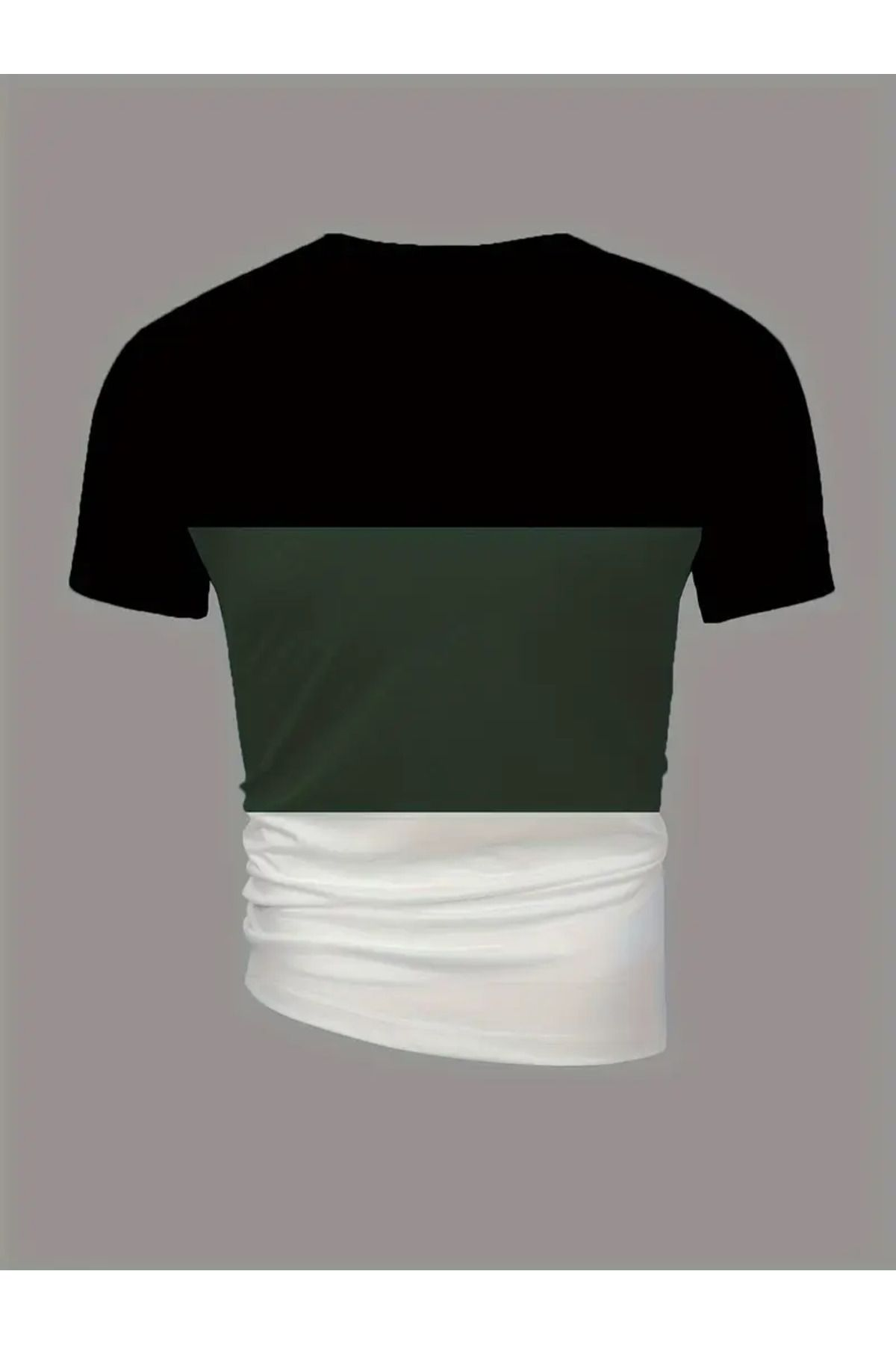 Poker Baskılı Çizgili Tişört