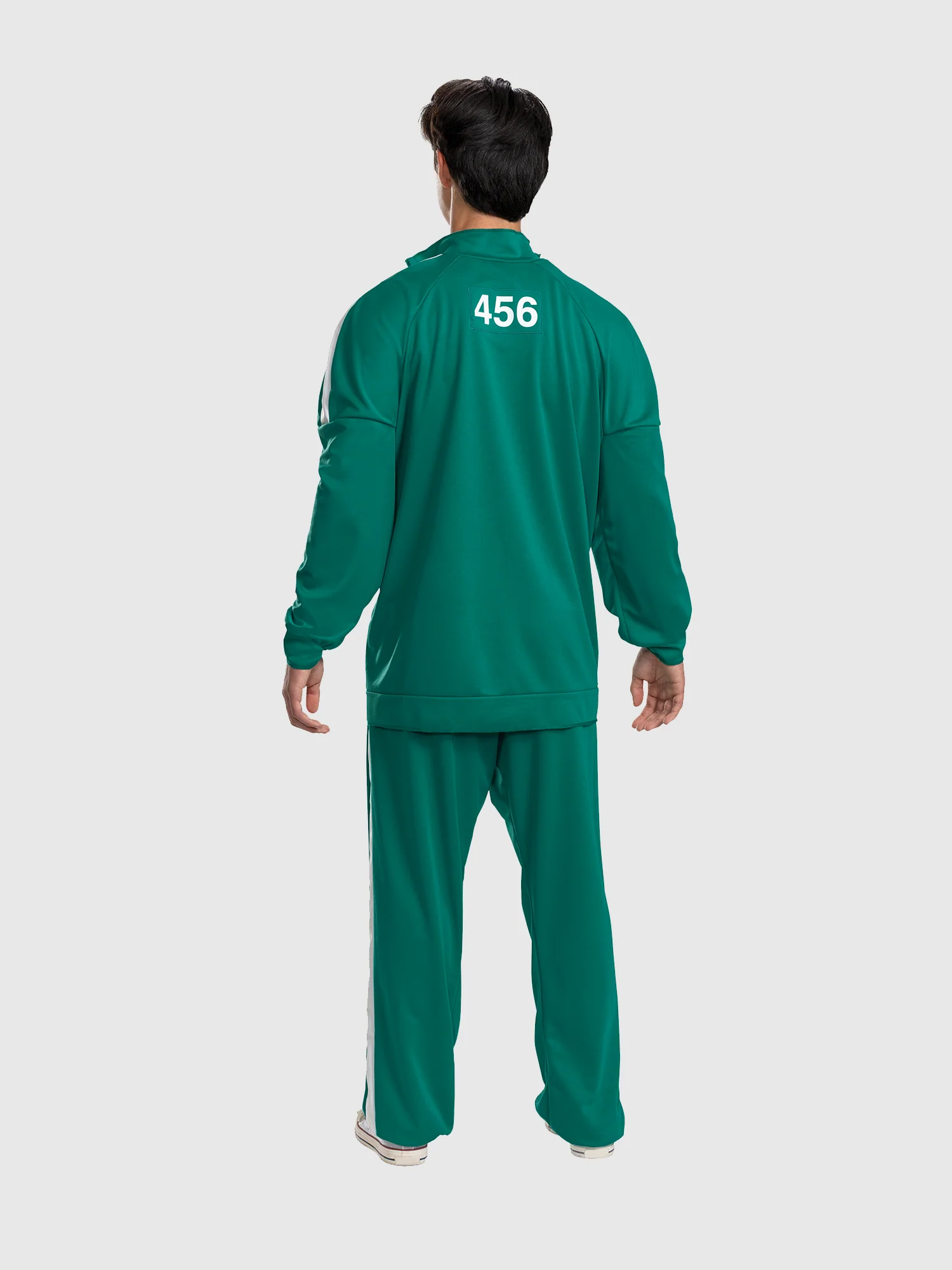 Özelleştirilebilir Unisex 3 Parçalı Cosplay Eşofman Takımı – Numaralı Ceket, Jogger Pantolon ve Tişört